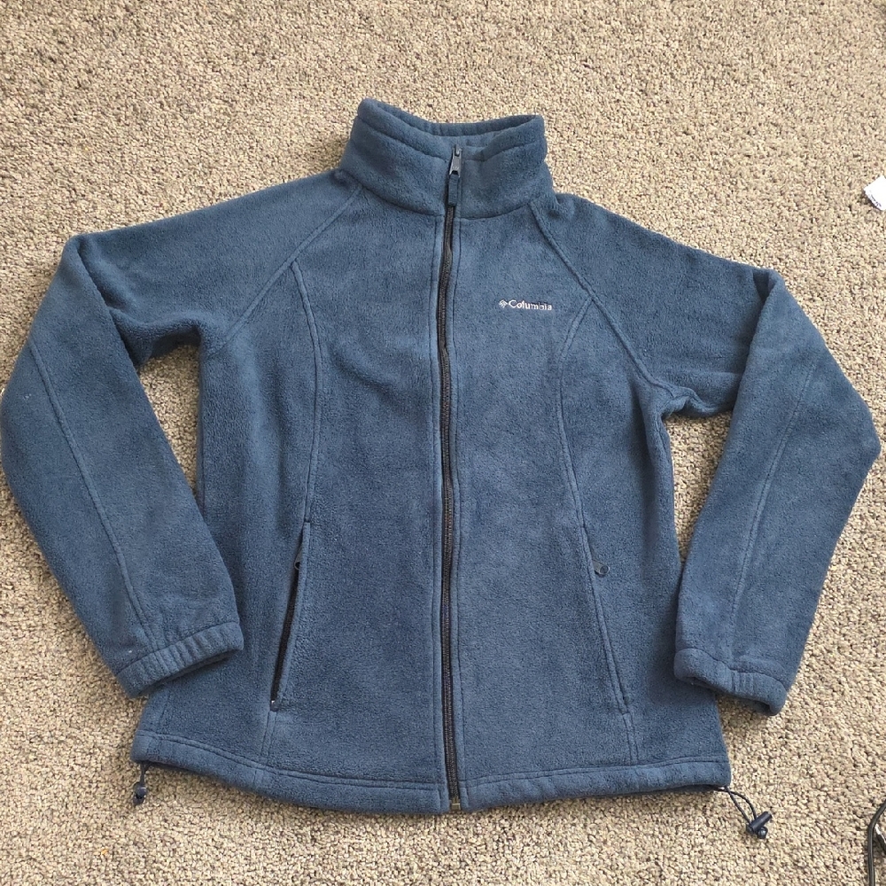 Columbia Slate Blue Full-Zip Fleece Jacket
